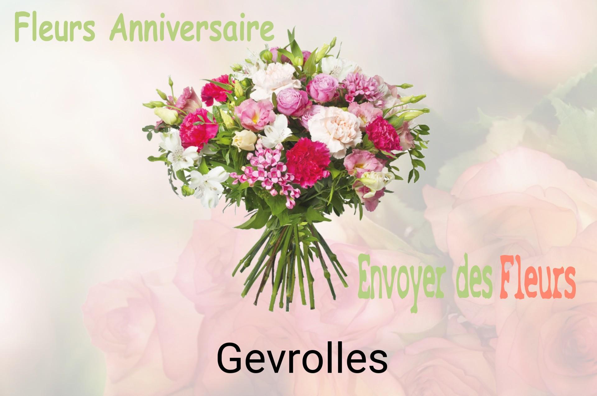 Bouquet de fleurs d’anniversaire livré à Gevrolles