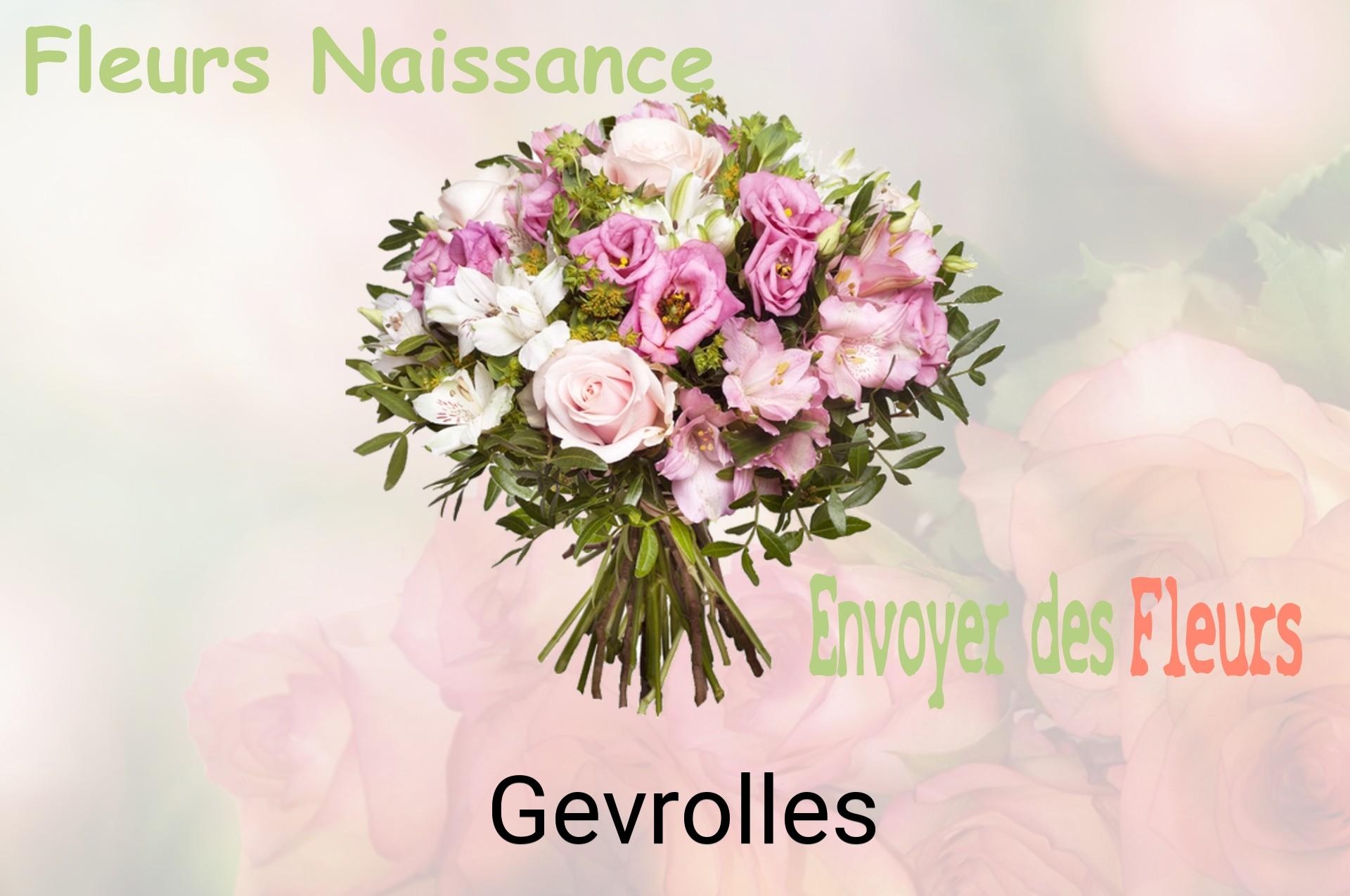 Bouquet de fleurs de naissance livré à Gevrolles