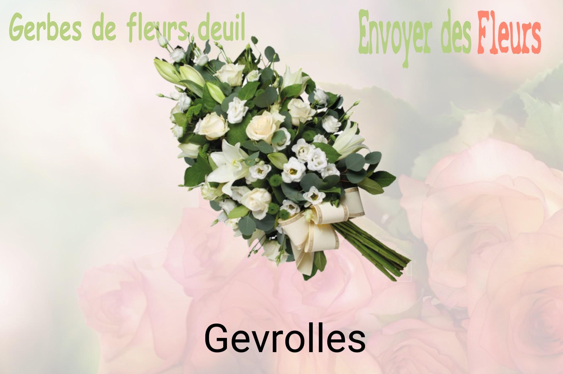 Gerbe de fleurs de deuil livrée à Gevrolles
